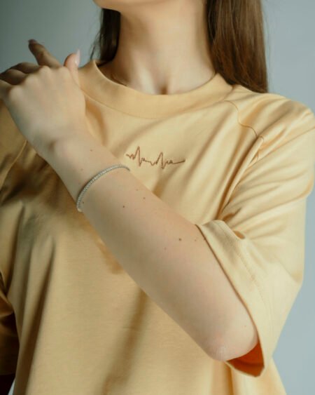Heart rate Oversize T-shirt women