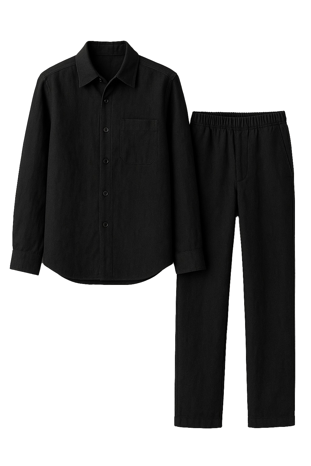 Linen Suit Shirt Pants